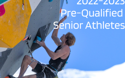 2022-2023 CEC Senior National Championships – List of Pre-Qualified Athletes